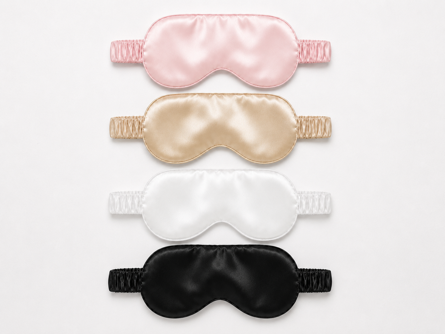 100% Mulberry Silk Sleep Mask - Champagne