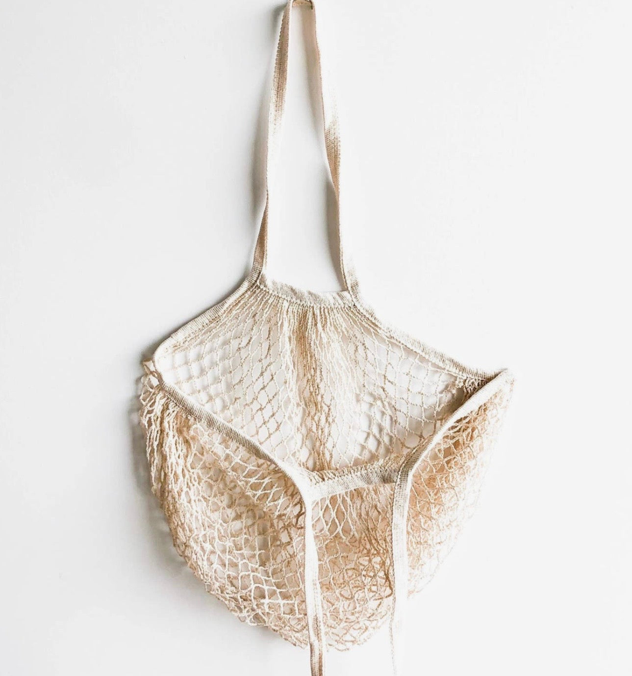 Reusable Farmers Market Cotton Mesh Bag