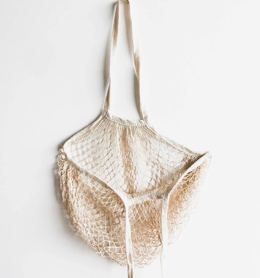 Reusable Farmers Market Cotton Mesh Bag