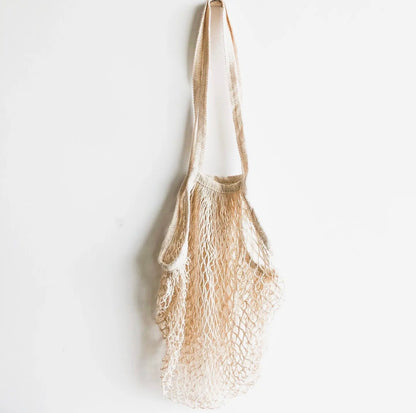 Reusable Farmers Market Cotton Mesh Bag