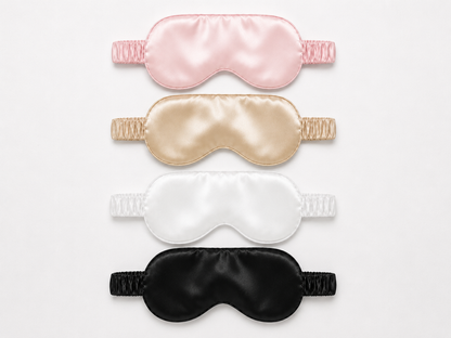 100% Mulberry Silk Sleep Mask - Champagne