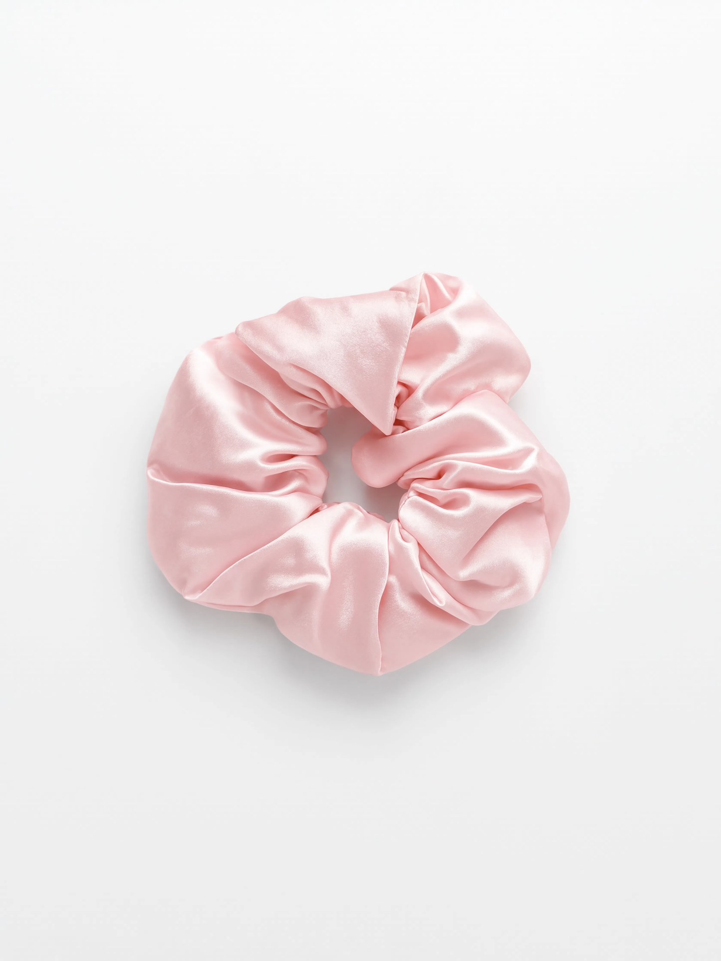100% Mulberry Silk Scrunchie - Pink