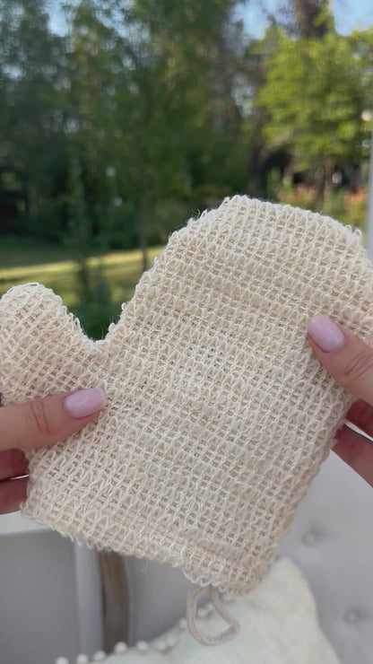 Sisal Exfoliating Mitt
