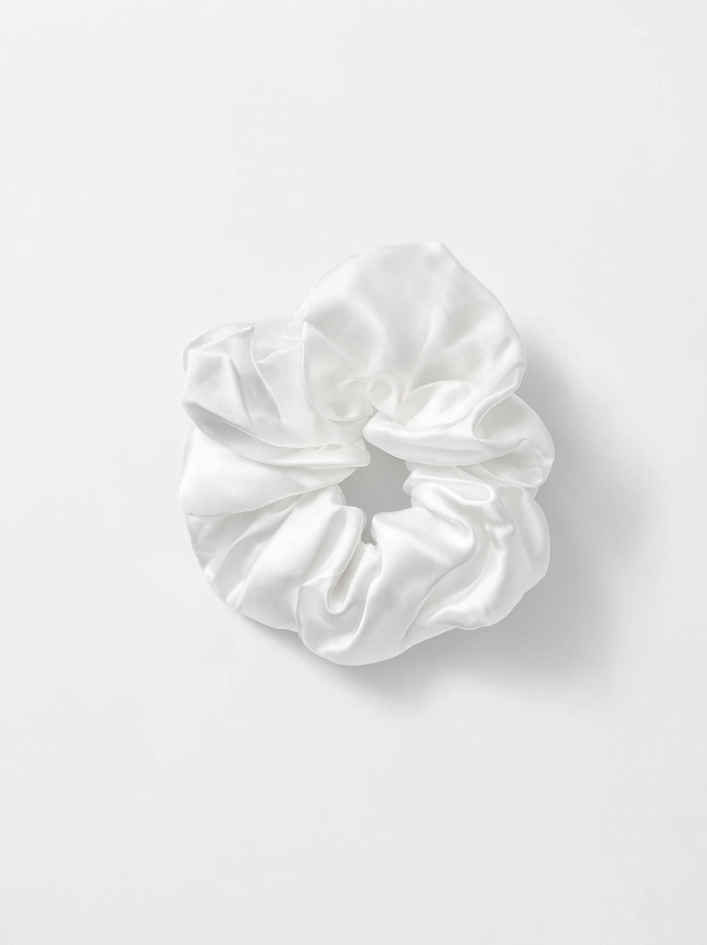 100% Mulberry Silk Scrunchie - Ivory